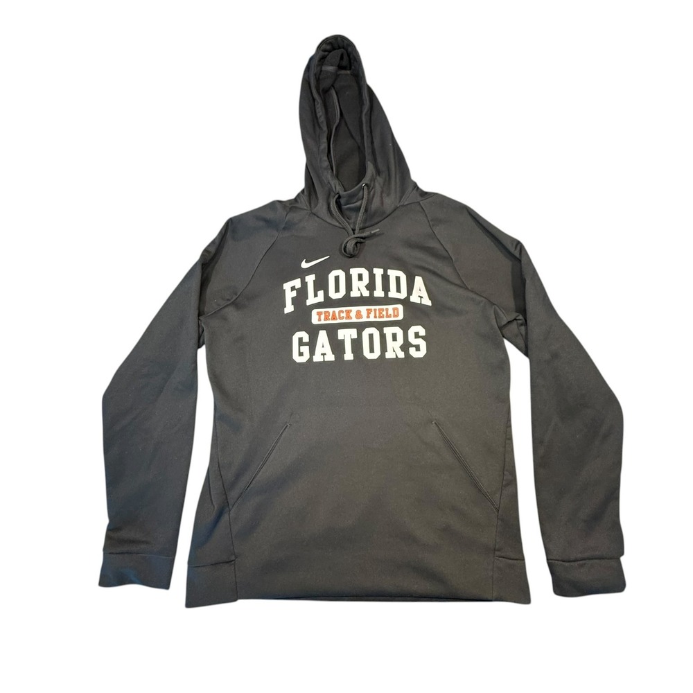 Florida Gators Track Nike Therma-FIT Fleece Pullover Hoodie‎ Mens Medium Black
